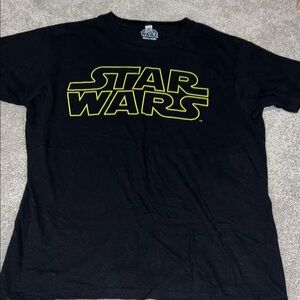 Star Wars Black Shirt with Yellow Logo